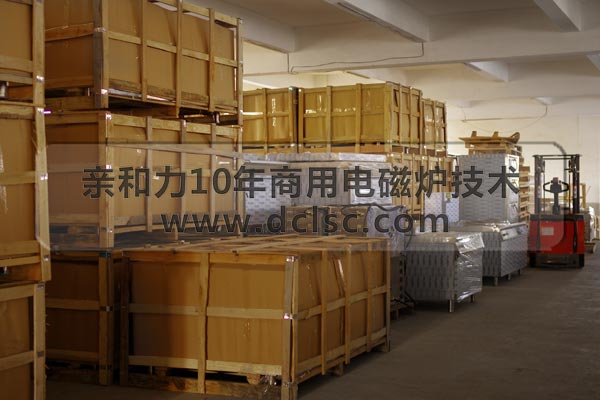 雙頭雙尾小炒電磁灶廠家發貨倉庫