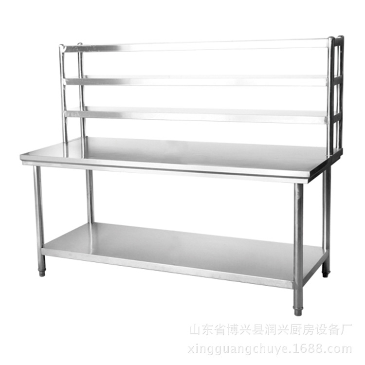 廠家直銷廚房專用雙層優質面案工作臺歡迎咨詢【圖】