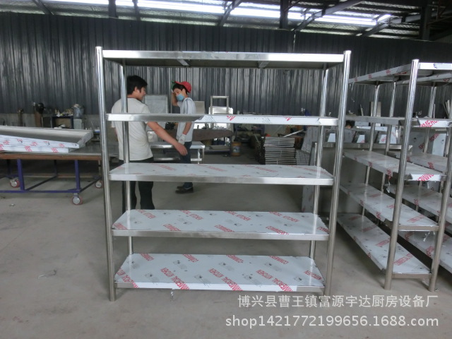不銹鋼四層貨架廚房蔬菜架廚房置物架水果貨架特價(jià)銷售