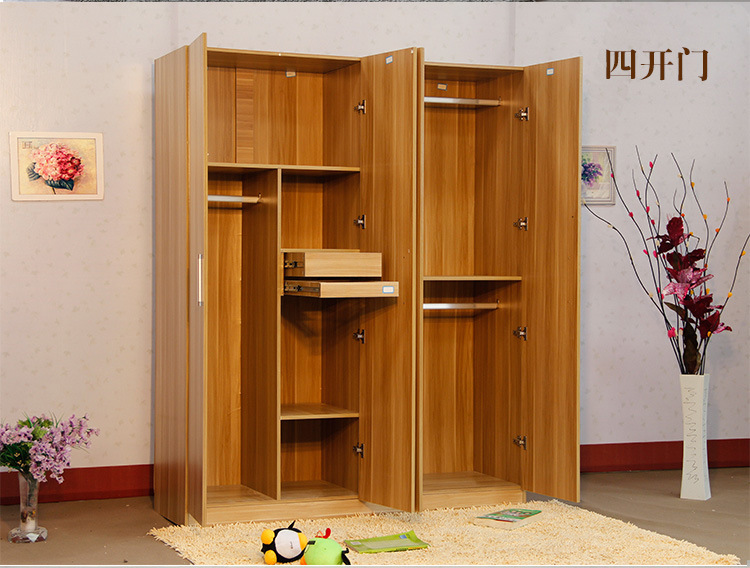 簡(jiǎn)約現(xiàn)代三門四門衣柜陽(yáng)臺(tái)儲(chǔ)物臥室三門四門衣柜廠家直供定制衣柜