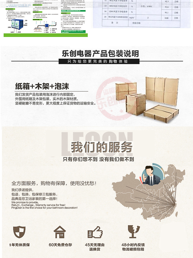 樂創(chuàng)油煙凈化器飯店廚房餐飲酒店環(huán)保靜電分離器2000風量4000包郵